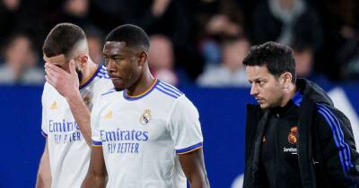 Real Madrid suffer David Alaba injury concern before Champions League showdown with Man City