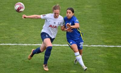 Sam Kerr - Jessie Fleming - Chelsea overcome red card to beat Spurs and open up four-point WSL lead - theguardian.com - Manchester - county Bristol