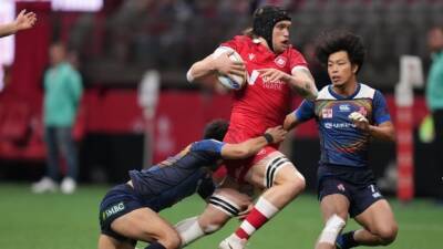 Canadian men's rugby 7s squad cruises into semis at World Cup qualifier - cbc.ca - Canada -  Cape Town - Bahamas - Barbados - Trinidad And Tobago