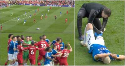 It all kicked off in the Merseyside Derby as Liverpool and Everton players had it out - msn.com - Jordan
