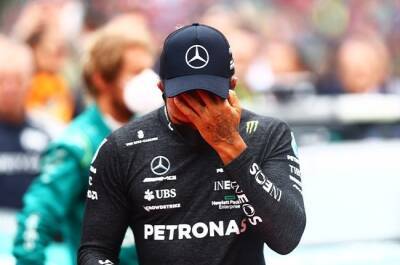 The fight is with the car - Hamilton admits not being in the running for 2022 title