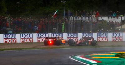 Ricciardo takes blame for first corner Imola F1 tangle with Sainz