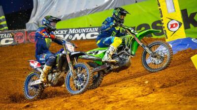 Eli Tomac - Jason Anderson wins Supercross Round 15 in Foxborough; Jett Lawrence wraps up 250 East - nbcsports.com -  Atlanta - county Anderson - state Colorado - state Massachusets