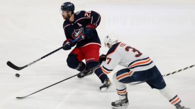 Leon Draisaitl - Mikko Koskinen - Evander Kane - Jonathan Huberdeau - Jackets keep Oilers from clinching 2nd in Pacific - tsn.ca - state Ohio - county Pacific