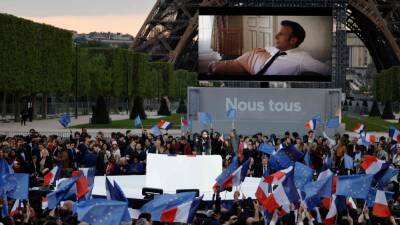 Yolanda Díaz - Emmanuel Macron - Marine Le-Pen - Resultados Elecciones Francia | Macron gana a Le Pen, reelegido presidente de la República - en.as.com