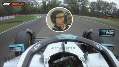 Lewis Hamilton's team radio after Imola GP was brutally honest