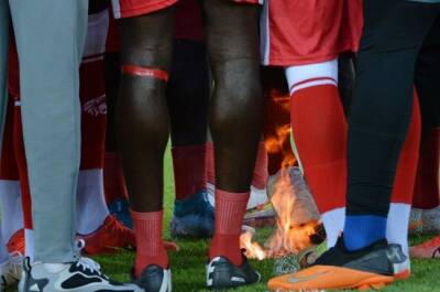WATCH | Where there is smoke, there is fire - Tanzanian club Simba burn muti at Orlando Stadium