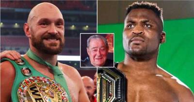 Dana White - Francis Ngannou - Dillian Whyte - Gypsy King - Bob Arum reacts to potential Tyson Fury vs Francis Ngannou crossover bout - msn.com - Usa - county King