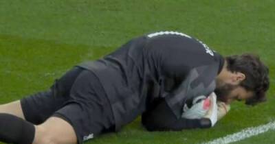 Alisson's wife reacts to Liverpool goalkeeper's 'Jordan Pickford moment' against Everton