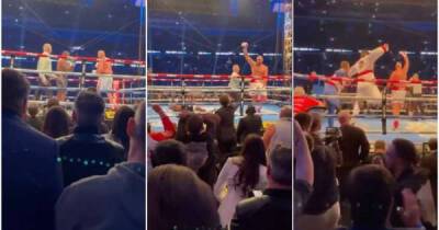 Ringside footage has emerged of Tyson Fury's unbelievable knockout of Dillian Whyte - msn.com