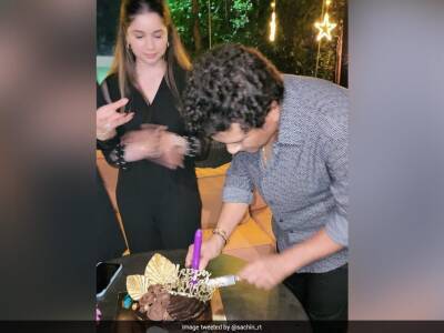 Cake, Canines And Loved Ones: See Pics From Sachin Tendulkar's Birthday Celebrations