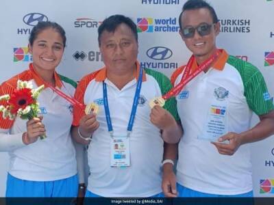 Archery World Cup 2022: Tarundeep Rai, Ridhi Clinch Recurve Mixed Team Gold In Thrilling Final - sports.ndtv.com - Britain - France - India