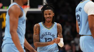 Memphis Grizzlies point guard Ja Morant honored as NBA's most improved player after All-Star year