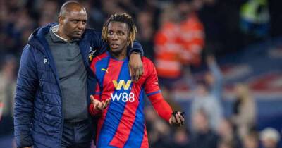 Every word Patrick Vieira said on Leeds United draw, Wilfried Zaha incident, referees and more