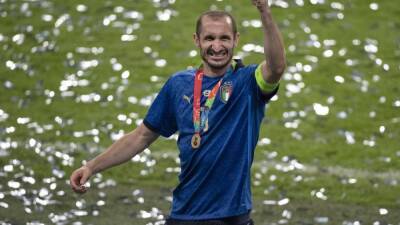 Giorgio Chiellini to retire from international football after Italy friendly against Argentina at Wembley