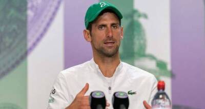 Novak Djokovic accused of being 'especially inappropriate' over Wimbledon ban stance