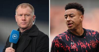 Jesse Lingard - Paul Scholes - Paul Scholes makes big Jesse Lingard claim after Manchester United 'disaster' comments - manchestereveningnews.co.uk - Manchester