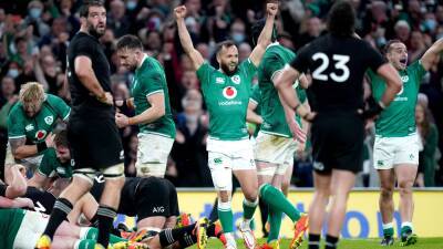 Ireland announce Tests against All Blacks in Auckland, Dunedin and Wellington