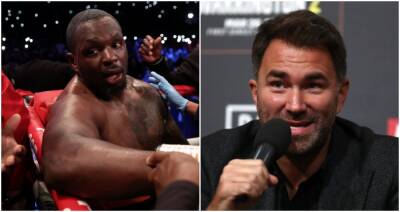 Eddie Hearn reveals heart-warming message to Dillian Whyte after his loss to Tyson Fury