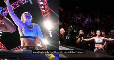 Molly Maccann - Molly McCann may have just teased her next UFC fight in this recent Instagram post - msn.com -  Las Vegas -  Sin - South Korea