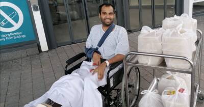 Man who plunged 200ft near Dove Stone astounds medics by walking again - manchestereveningnews.co.uk - state Indiana - county Stone