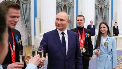 Russia's Putin calls world swimming body's ban on medallist Rylov "absurd"