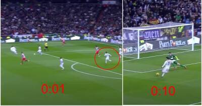 Cristiano Ronaldo covered '96m in 10 seconds' with epic sprint for Real Madrid in 2012/13