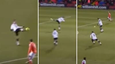 Dimitar Berbatov: Former Man Utd man's obscene first touch vs Blackpool in 2011