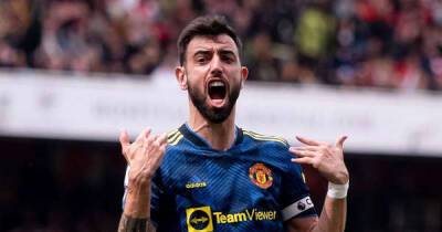 Man Utd's Bruno Fernandes blasted for "lashing out wildly" against Liverpool and Arsenal