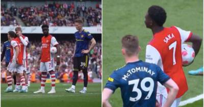 New footage shows Scott McTominay’s cheeky attempt to put Bukayo Saka off before his penalty