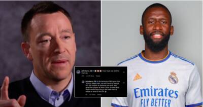 Thomas Tuchel - John Terry - Antonio Rudiger - Fabrizio Romano - Rudiger leaving Chelsea: John Terry makes his feelings clear on Instagram - givemesport.com - Germany