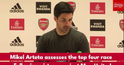 Cristiano Ronaldo's gesture to Mikel Arteta after Arsenal were awarded a penalty vs Man United