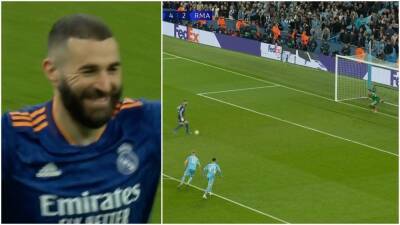Man City 4-3 Real Madrid: Karim Benzema produced the most incredible Panenka
