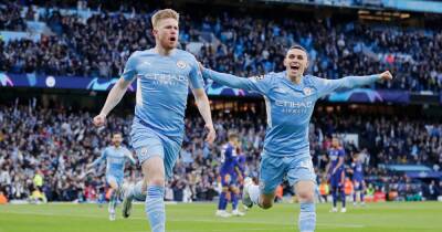 Kevin De-Bruyne - Gabriel Jesus - Phil Foden - Man City vs Real Madrid player ratings as Kevin de Bruyne, Gabriel Jesus and Phil Foden dazzle - manchestereveningnews.co.uk -  Man