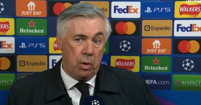 Carlo Ancelotti makes Real Madrid complaint after Man City first leg defeat