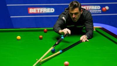 Ronnie O’Sullivan builds commanding lead over Stephen Maguire at the Crucible