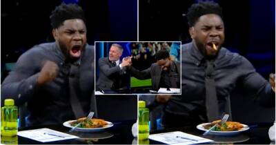 Jamie Carragher made fun of Micah Richards' reaction to De Bruyne's goal in City 4-3 Real