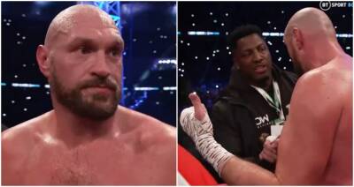 Tyson Fury - Dillian Whyte - John Fury - Tyson Fury shows caring side with in-ring gesture after Dillian Whyte fight - givemesport.com - Britain