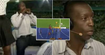 Michael Johnson's live reaction to Usain Bolt running 100m in just 9.58 will always be iconic