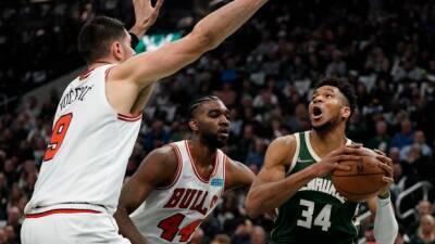 Defending champion Bucks hammer Bulls to advance in NBA Playoffs