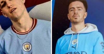 'Please let that be real' - Man City fans love 'leaked' images of Foden and Grealish wearing 2022/23 Puma home kit