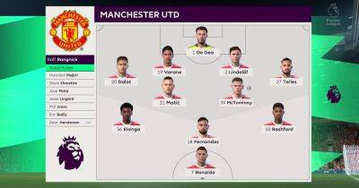We simulated Manchester United vs Chelsea to get a score prediction