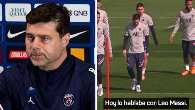 Pochettino desvela en público la charla que ha tenido hoy con Messi sobre el Real Madrid - en.as.com