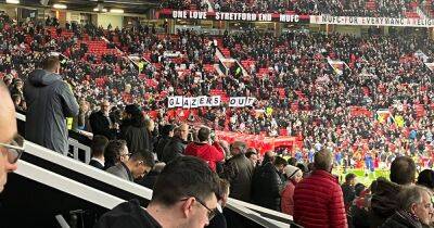 Manchester United fans stage new protest and call for 'Glazers Out' during match vs Chelsea