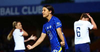 Emma Hayes - Sam Kerr - Beth England - England and Kerr fire Chelsea to win over Tottenham and stretch WSL lead - msn.com - Sweden - Manchester - Denmark - Birmingham