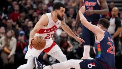 Raptors guard Fred VanVleet to miss Game 6 against 76ers due to strained hip flexor