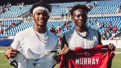 Kyler Murray - Lamar Jackson and Kyler Murray tweet both sides of Ravens-Cardinals Hollywood Brown trade - espn.com - state Arizona - county Brown - state Iowa -  Baltimore - county Lamar