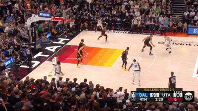 Con el partido 91-90 y Luka hace esto ante 2,35m de envergadura: miren al dueño de los Mavs