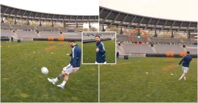 Lionel Messi - Paris Saint-Germain - Lionel Messi trick shot video - Real or fake? - givemesport.com - Argentina