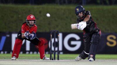 Esha Oza and Theertha Satish help UAE to 12th win in a row after success over Hong Kong